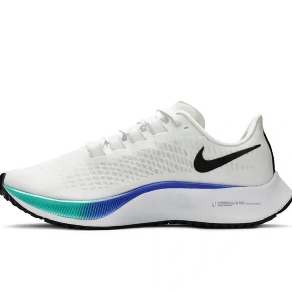 Nike Air Zoom Pegasus 37 White Multi - Picture 3 of 10